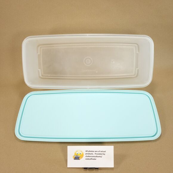 Tupperware Bundle #782 Vegetable Crisper #312 Square Round #670 Sandwich Keeper - Picture 3 of 9